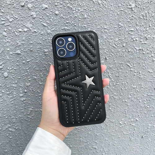 Star Studded Leather Phone Case | DEHOME iPhone 15 pro Star Studded Leather Phone Case | DEHOME iPhone 15 pro