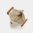 Interior display of the Sunny Straw Woven Bag, great for everyday carry and travel.