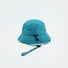 Front view of peacock blue Ultralight Quick Dry Bucket Hat. Vibrant color in high-performance quick-dry nylon.