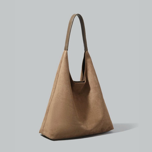 Vintage HKM Tan Suede Hobo Tote‎ Oversized Shoulder Bag Amazon.com: KAOBIO Womens Vintage Suede Hobo Bags Trendy  main image 4