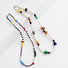 Folded view of  two colors of Vivid Hue Beads Necklaces, ideal for date nights.