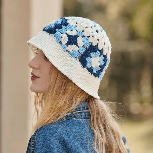 Blue Crochet Hat