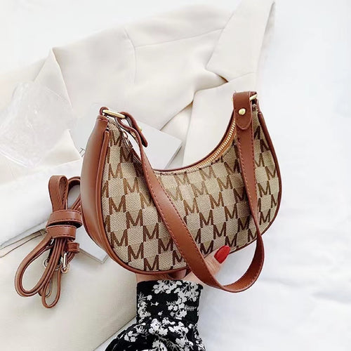 Borsa a tracolla con monogramma