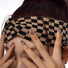 Checkerboard Twist Stirnband