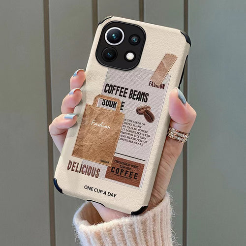 Cas de téléphone d'amateur de café