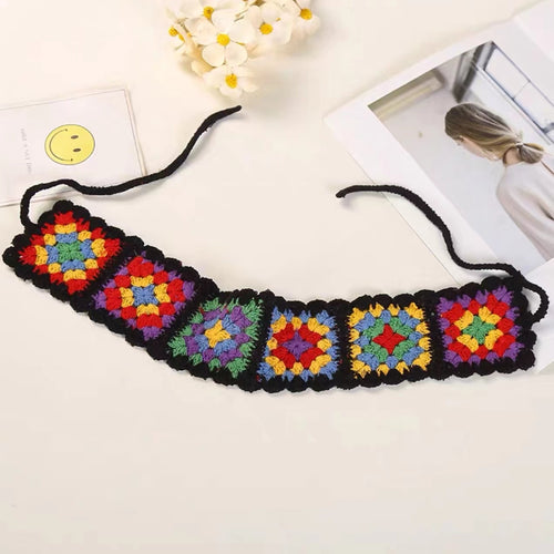 Floral Crochet Hairband
