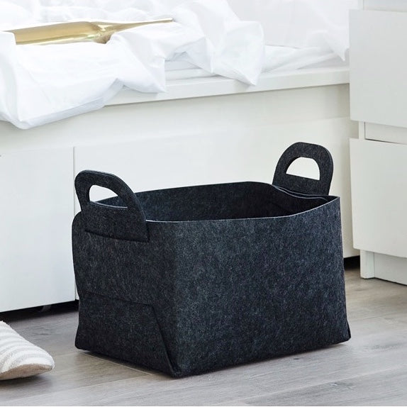 Large Foldable Felt Storage Basket