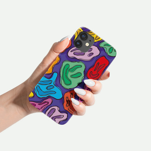 Colorful Funny Face Phone Case