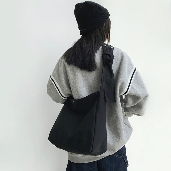 Nylon Tote Bag With Rivet