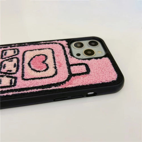 Coque de portable Sherpa rose Mobie