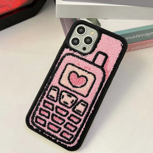Coque de portable Sherpa rose Mobie