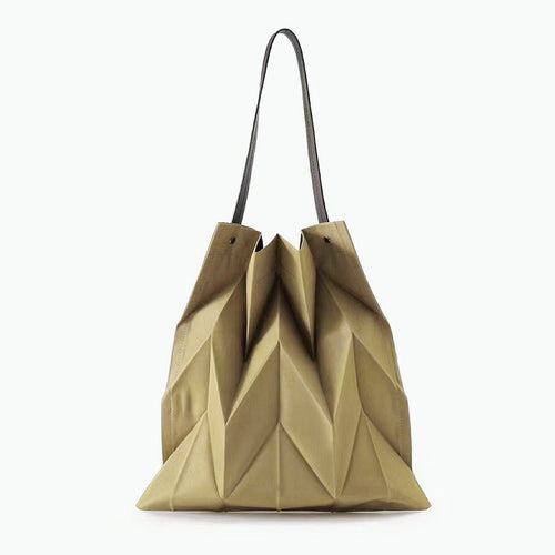Foldable Pleated Shopping Bag