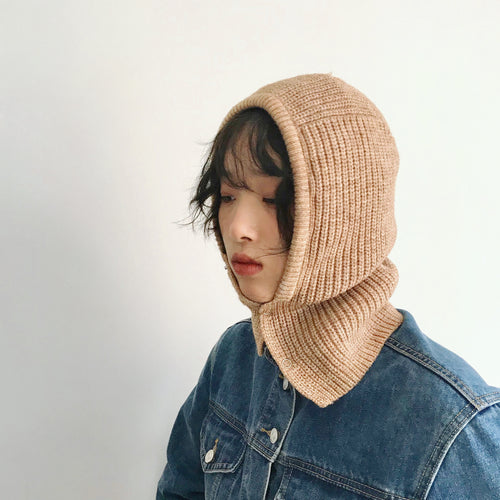Cappello passamontagna in maglia colorata