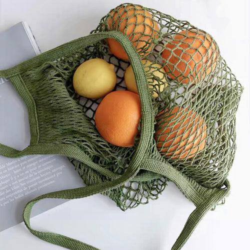 Colorful Net Shopper Bag