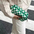 Checkerboard Makeup Bag