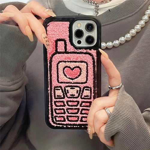 Coque de portable Sherpa rose Mobie