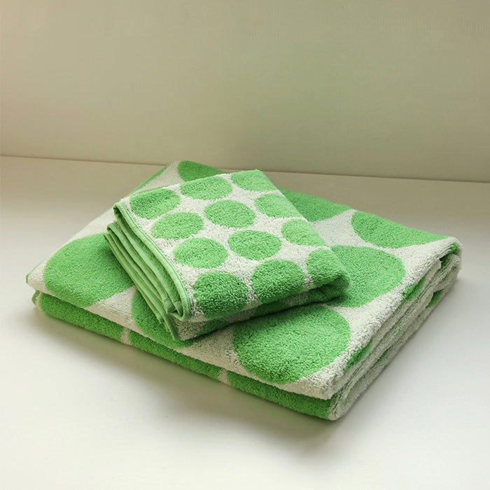 Green Face Towel / Bath Towel