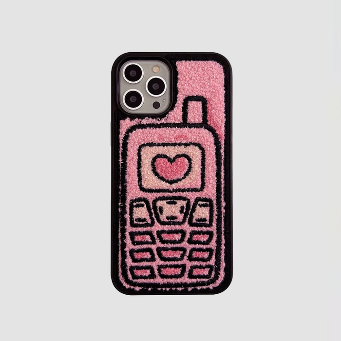 Coque de portable Sherpa rose Mobie