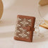 Front view of Bohemia Small Wallet, great for everyday carry and travel.