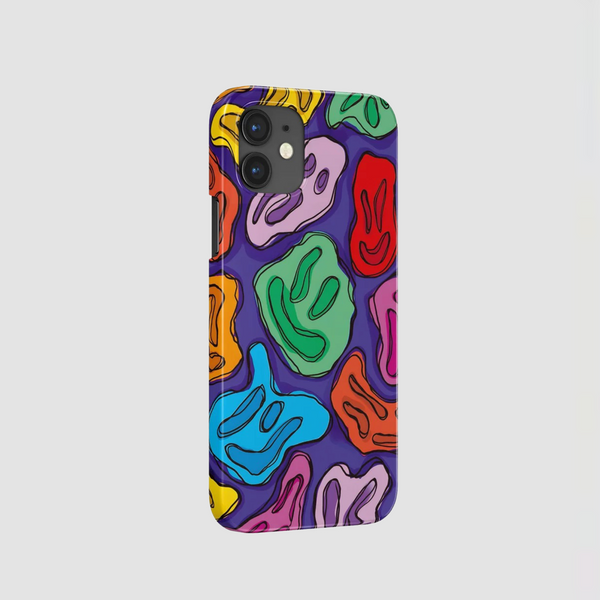 Colorful Funny Face Phone Case