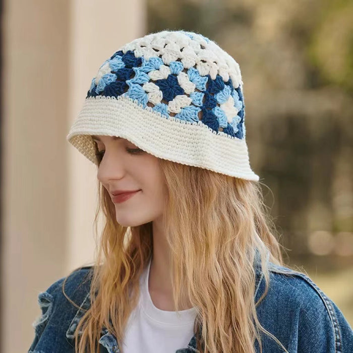 Blue Crochet Hat