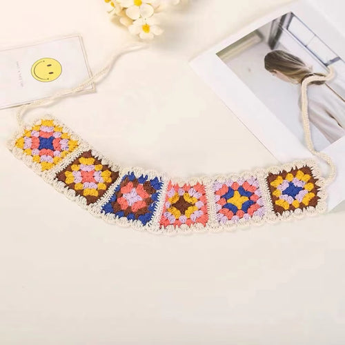 Floral Crochet Hairband