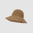 chapeau de paille pliable cerise