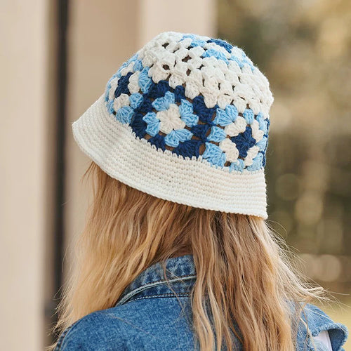 Blue Crochet Hat