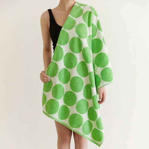 Green Face Towel / Bath Towel