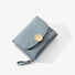 flap wallet with zip pocket