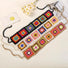 Three colorful  floral crochet hairbands with adjustable ties.
