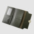 Angled view of Long Wallet With Nubuck Leather Flap, ideal for commuting and gifting.