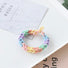 Anello per capelli arcobaleno